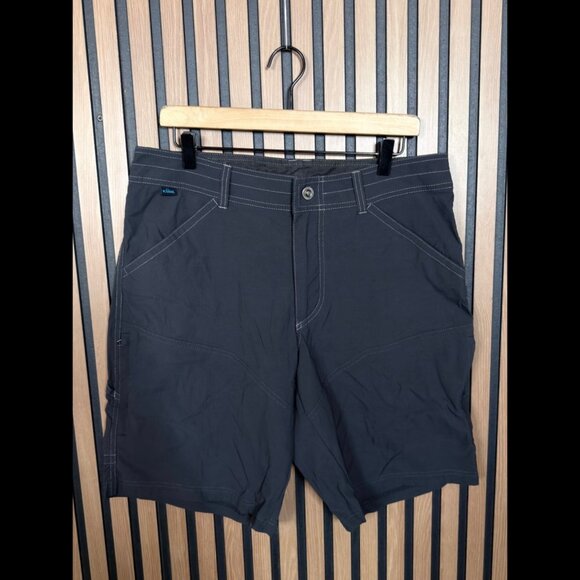 Kuhl Other - Kuhl Hiking eShorts 34 Mens Gray Nylon Stretch White Stitching 9" Inseam
